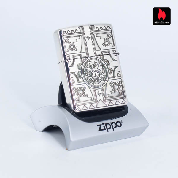 Bật Lửa Zippo Asia Za-5-8A – Lacke Bạc