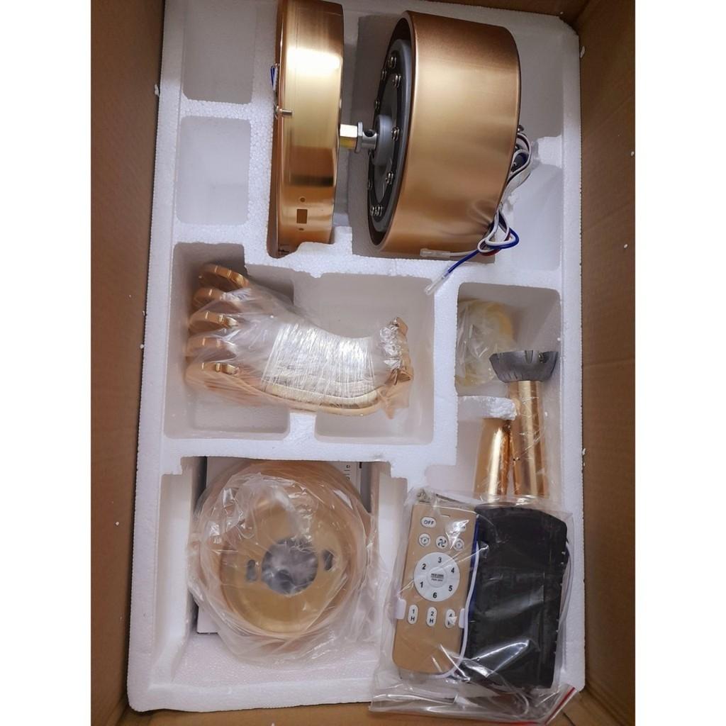 QUẠT TRẦN ĐÈN CÁNH THÉP HIỆN ĐẠI CÓ ĐẢO CHIỀU HÚT ẨM MÙA ĐÔNG, ĐÈN LED 3 CHẾ ĐỘ ÁNH SÁNG,HÀNG NHẬP KHẨU