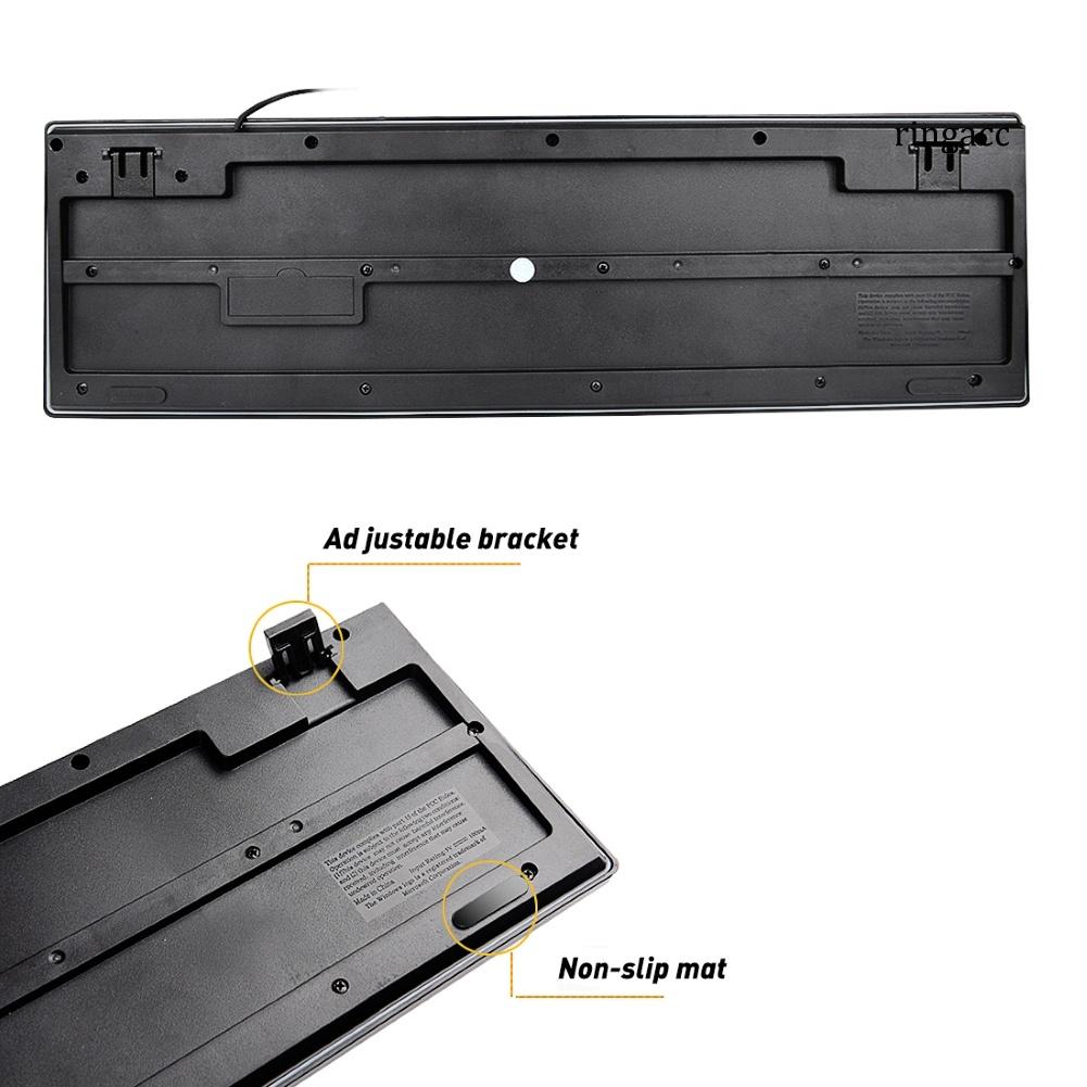 Bàn Phím Cơ Gaming Y604 Có Dây Có Đèn Nền Dành Cho Máy Tính Laptop