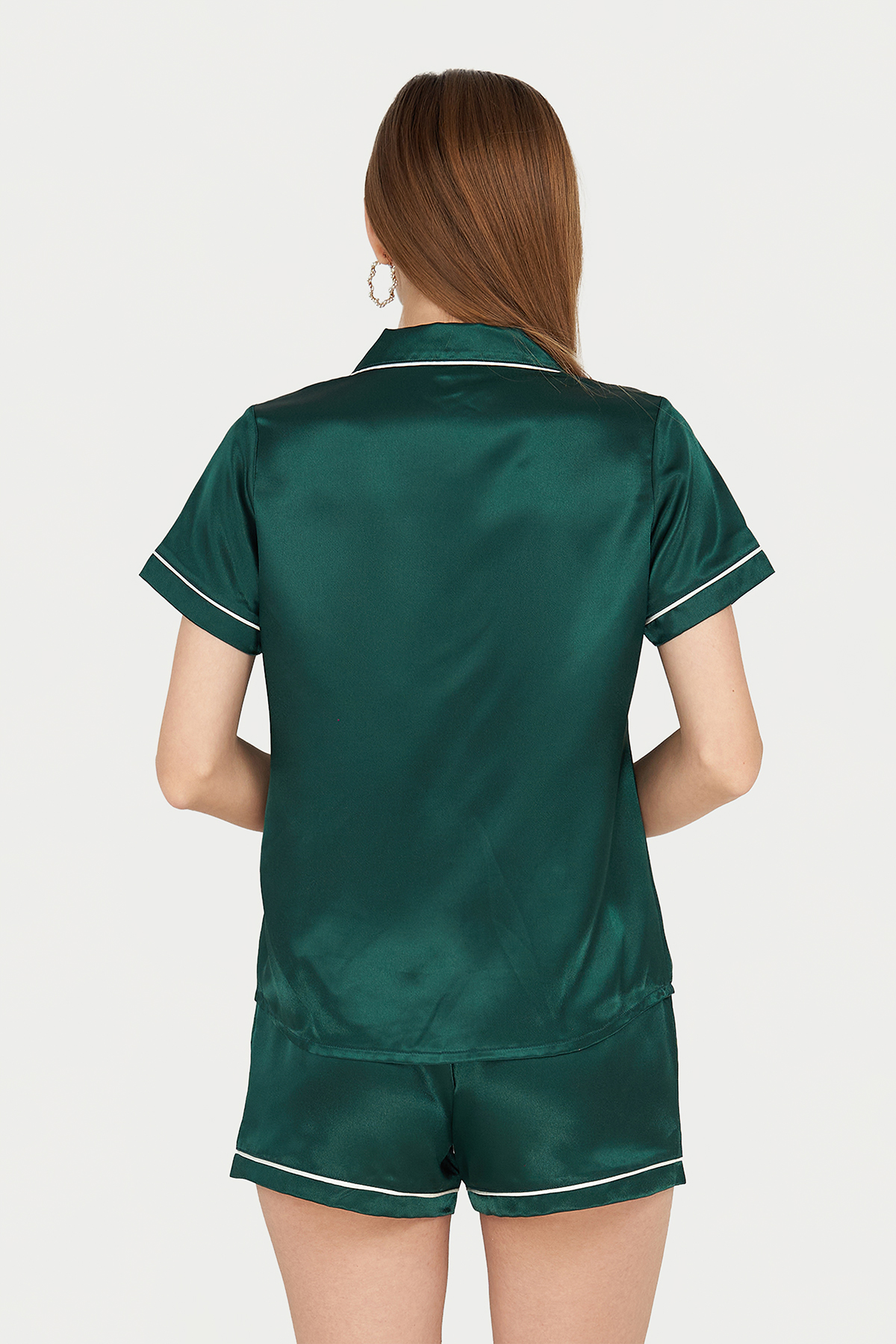 Bộ ngủ short pijama VERA satin tay ngắn - 0129
