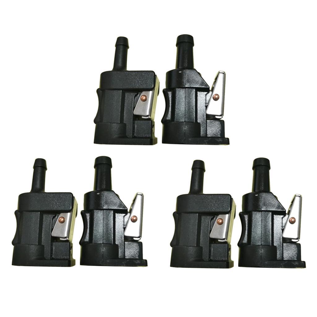 6 X For Yamaha Outboard Fuel Connector 8mm Engine End