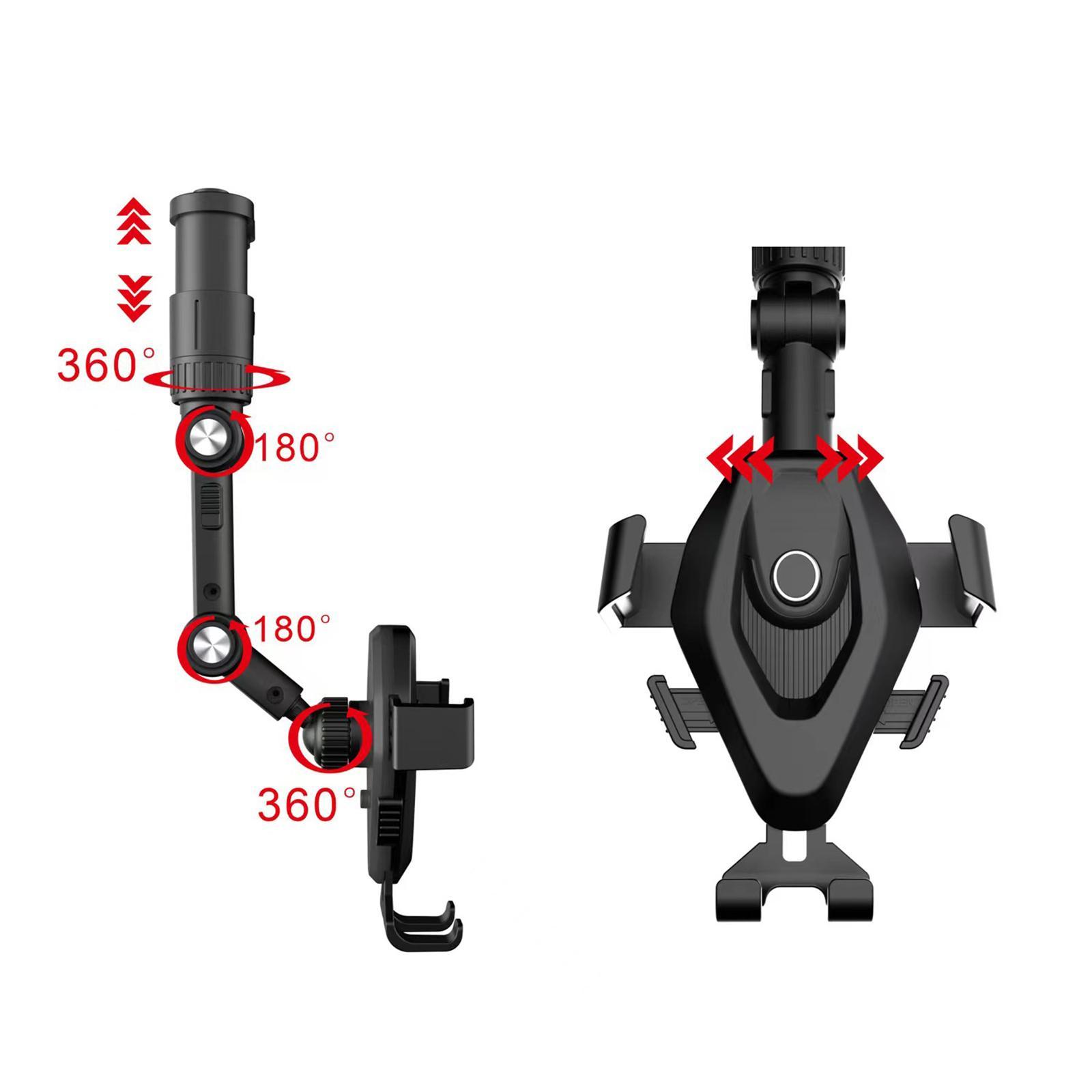 Car Phone Mount Phone Stand Universal Black
