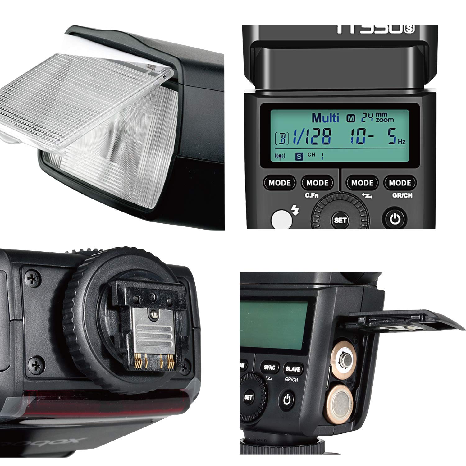 Đèn Flash Godox TT350S Cho Sony - Kèm Pin Và Sạc - Hàng Nhập Khẩu
