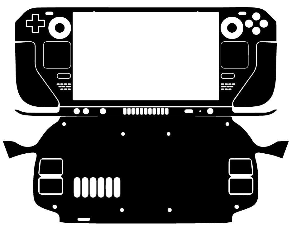 Skin dán Steam Deck mẫu Insanity Series (Đã cắt sẵn chi tiết, dễ dán)