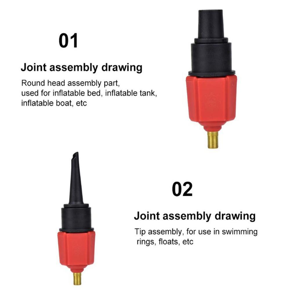 Pump Adapter Inflatable Boat Air Valve Adaptor Paddle Board Accessories