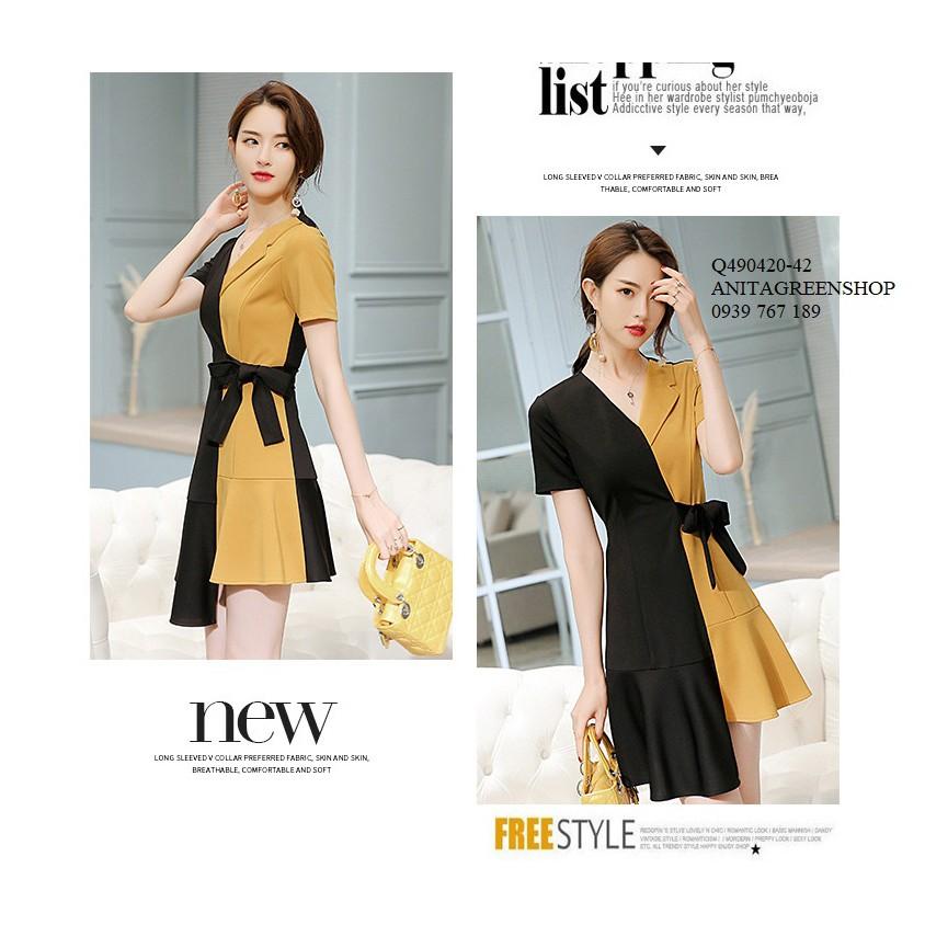 Q490420 ĐẦM SƠ MI LỆCH TÀ