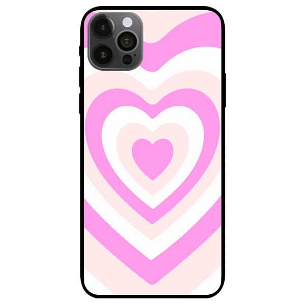 Ốp lưng dành cho Iphone 11 / 11 Pro / 11 Pro Max - Tim Cầu Vồng Trắng Hồng