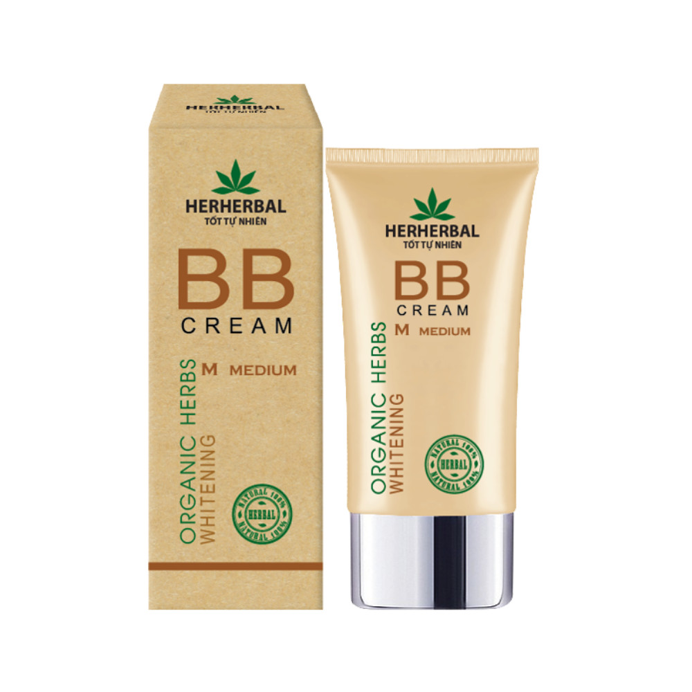 Kem BB Makeup Thảo Dược Hữu Cơ Medium Herherbal 40g