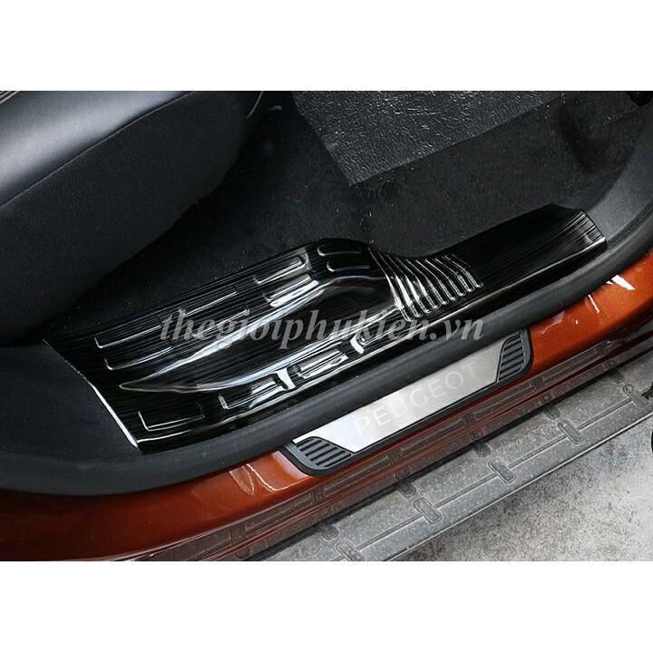 Bộ Ốp bậc cửa, Nẹp bước chân Peugeot 3008 – Mẫu Titan
