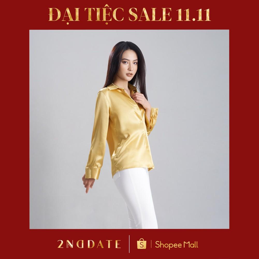 Áo sơmi lụa satin TOP031B