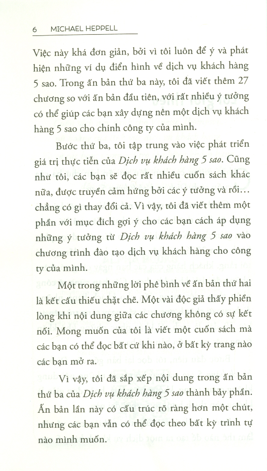 DỊCH VỤ KHÁCH HÀNG 5 SAO - Điều Gì Khiến Khách Hàng Không Thể Rời Bỏ Bạn? (Bản in năm 2022)