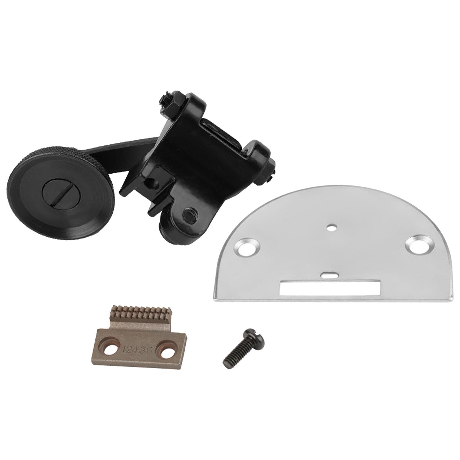 4pcs Roller Foot Plate Feed Sewing Parts Durable Roller Presser Foot, Presser Spare Parts Accessories for Sewing Machine
