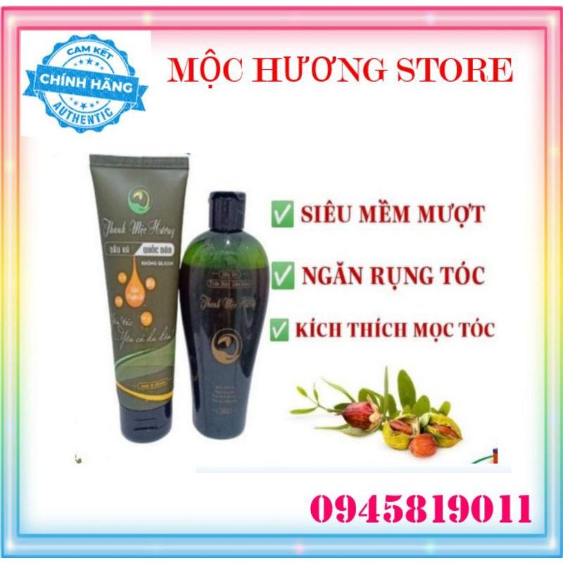 Combo Dầu gội và xả Thanh Mộc Hương dầu xả quốc dân không silicon