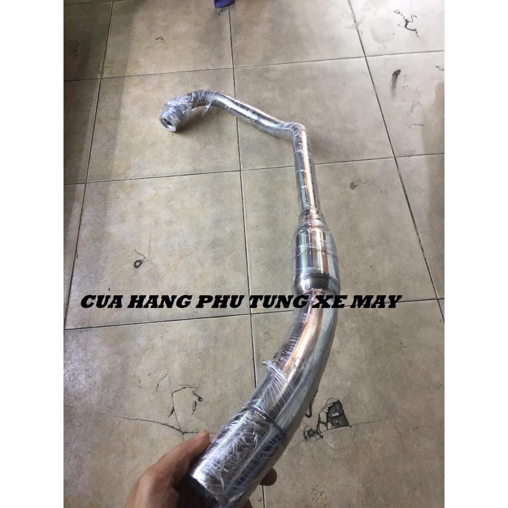 Cổ pô inox bầu hơi gắn xe Exciter 135, Exciter 150, Winner 150, Raider Fi, Satria Fi gắn pô độ họng 51mm