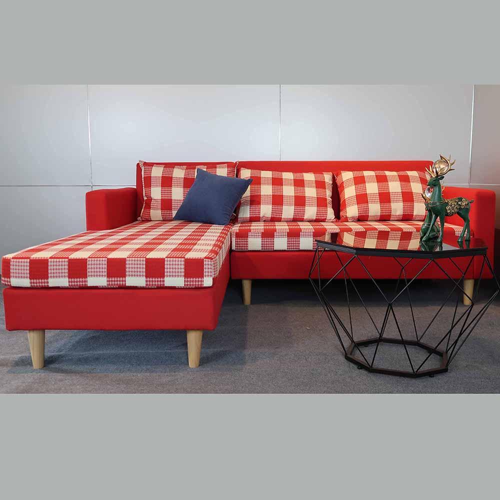 Ghế sofa góc L -  chữ L bọc vải bố, nhung nhỉ, da