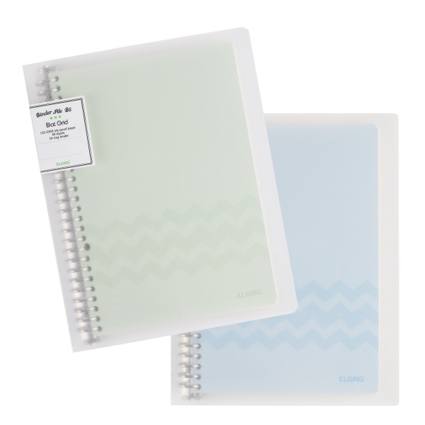 Sổ Binder File Dot Grid sắt 26 chấu B5 - 80 tờ ; MS: 551