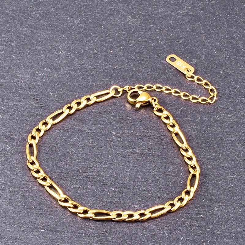 Lắc Tay Nữ Dây Xích Titan Ko Rỉ TT 2931