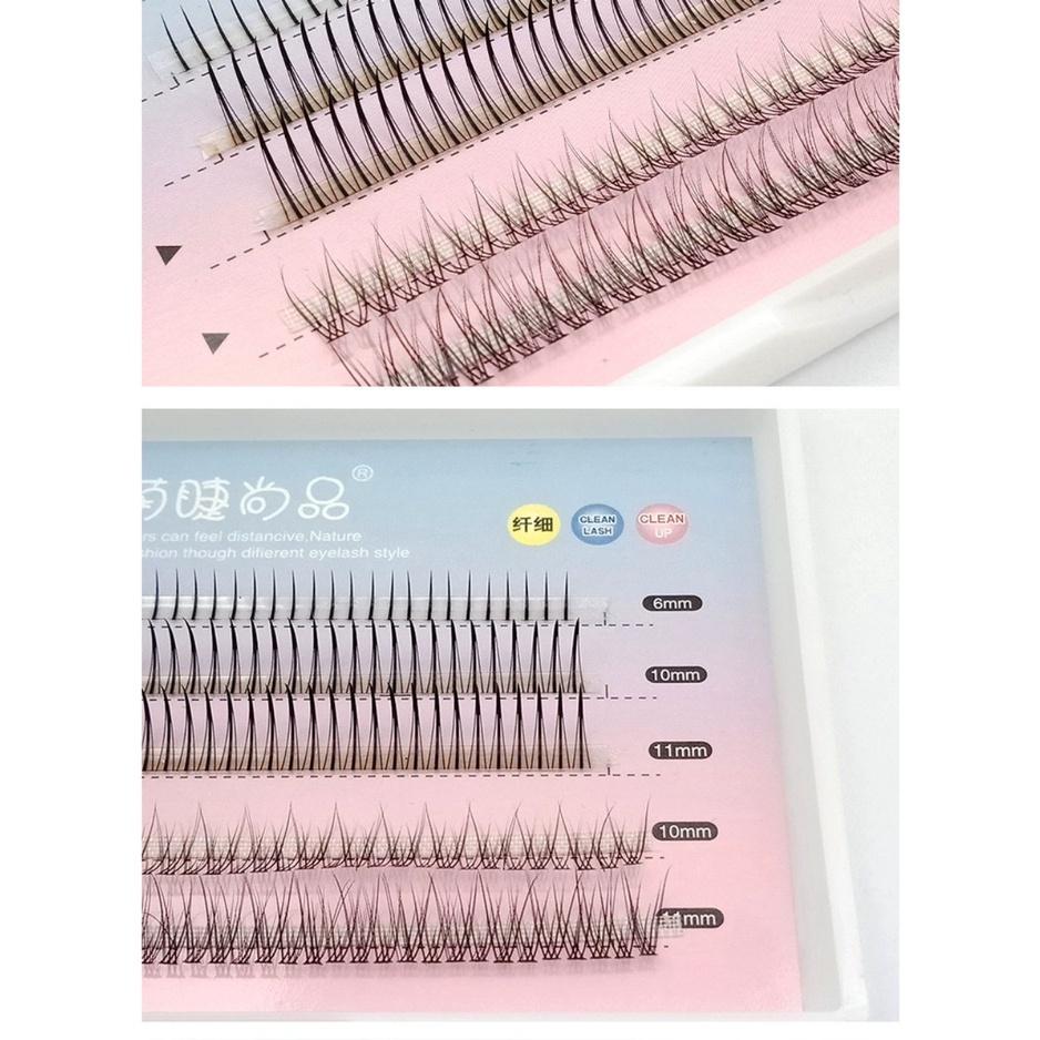 Mi đuôi cá, mi chữ A, trụ, katun, xương cá các mẫu mi mới mix size , kiểu mẫu mới 2021