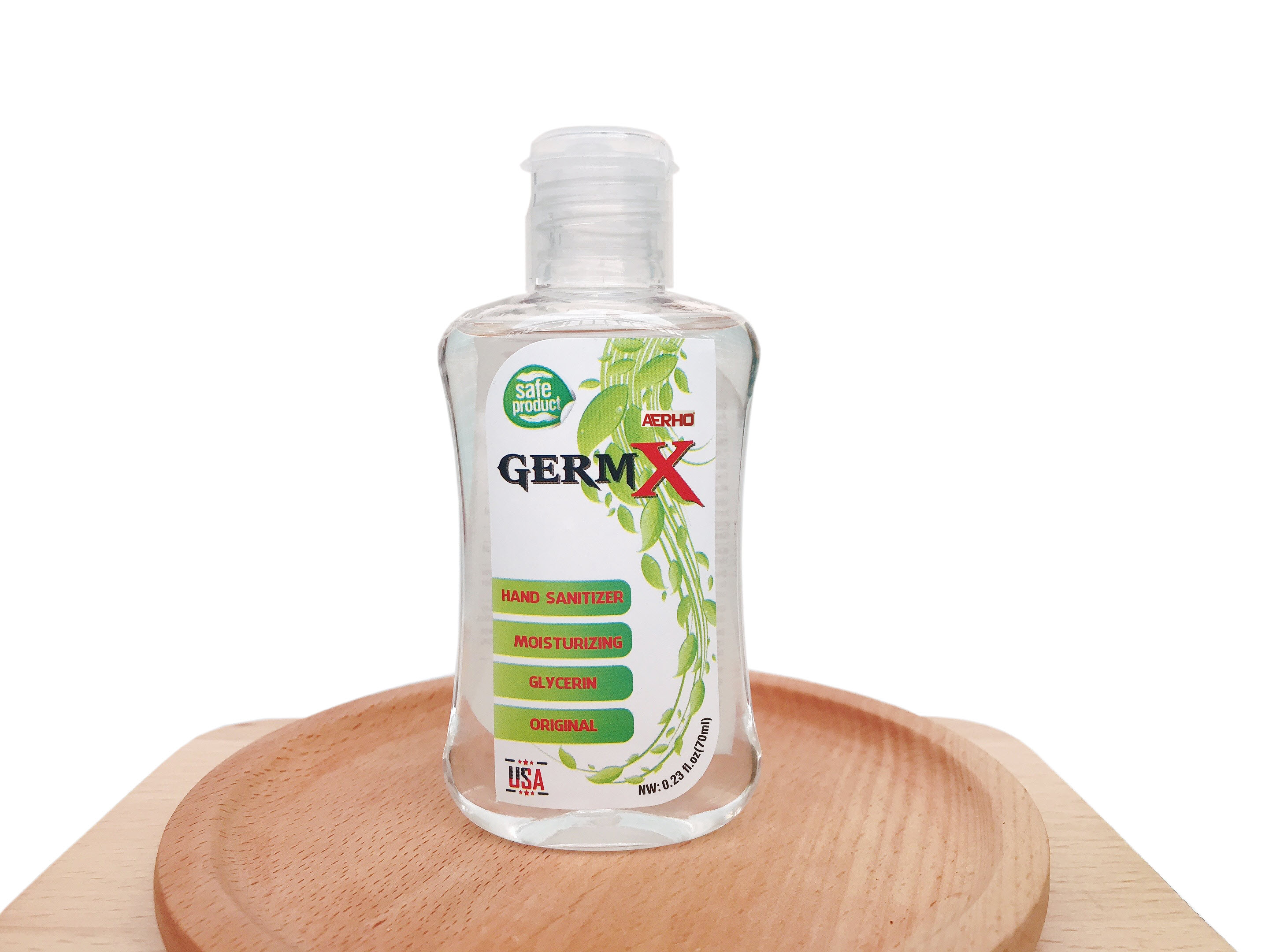 Gel rửa tay khô Aerho GermX diệt khuẩn làm mềm da tiêu diệt đến 99% vi khuẩn 70ml (Hương Baby)