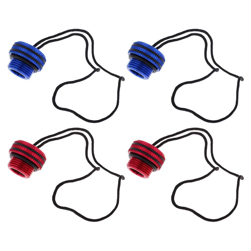 4 Pieces Scuba Diving Scuba Tank  Threaded