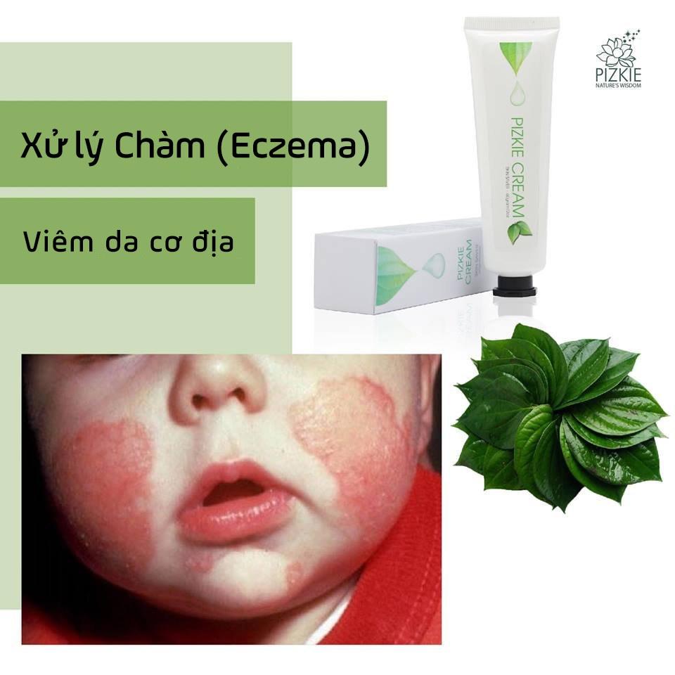 Kem Trầu Không Pizkie Cream Cho Da Bị Viêm Da Cơ Địa, Chàm Sữa 10gr