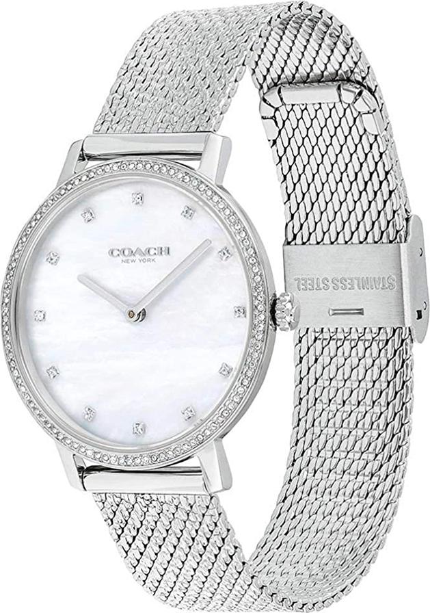 Đồng Hồ Coach 14503358 Nữ Đính Swarovski Dây Lưới 35mm