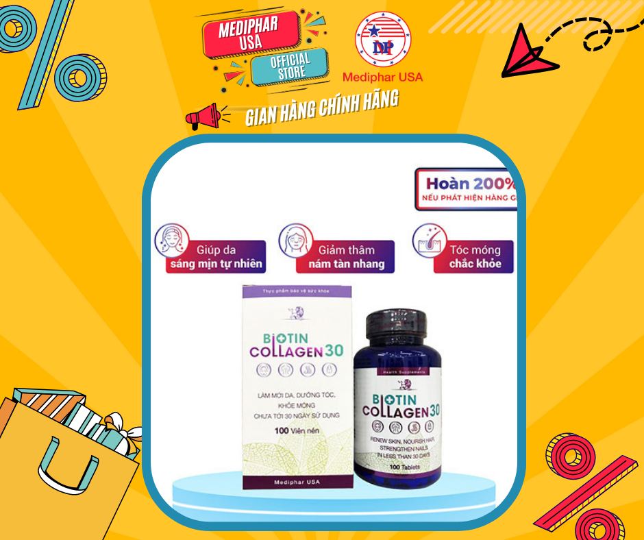 Thực phẩm chức năng Biotin Collagen 30