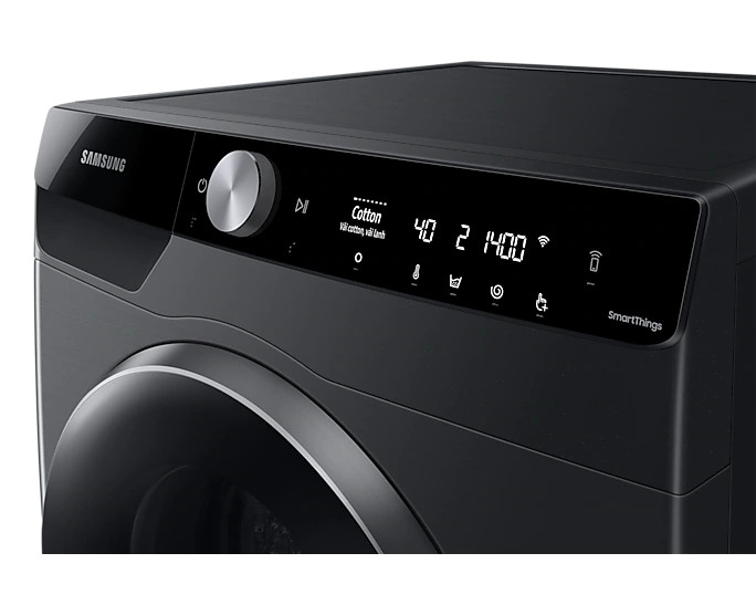Máy giặt lồng ngang Samsung AI Inverter 9KG WW90TP44DSB/SV - Hàng chính hãng