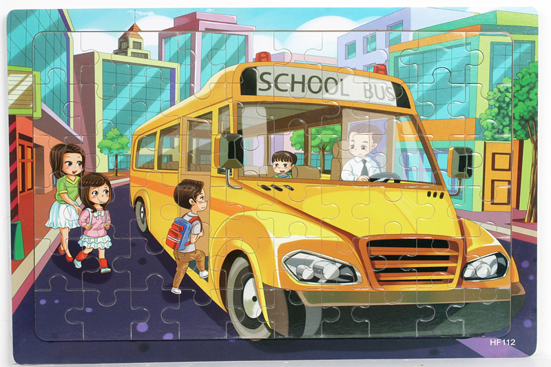 Đồ chơi tranh xếp hình 60 miếng puzzle - Đồ chơi thông minh cho bé