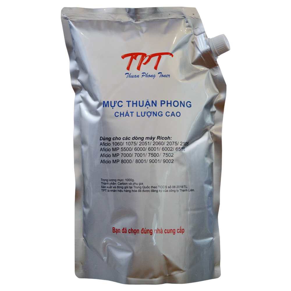 Mực photocopy Thuận Phong PRO dùng cho máy Ricoh Aficio 1060/ 1075/ 2051/ 2060/ 2075/ MP 5500/ 6000/ 6001/ 6002/ 6500/ 7000/ 7001/ 7500/ 7502/ 8000/ 8001/ 9001/ 9002 - Hàng Chính Hãng