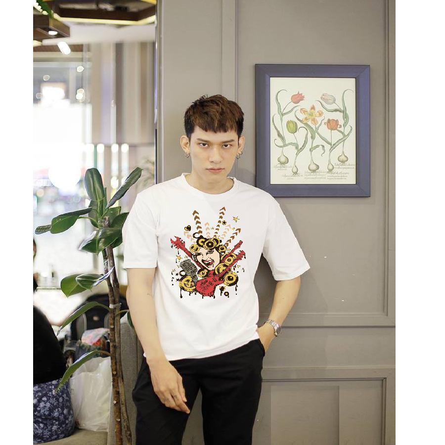 Áo thun nam in hình sôi động mtt13