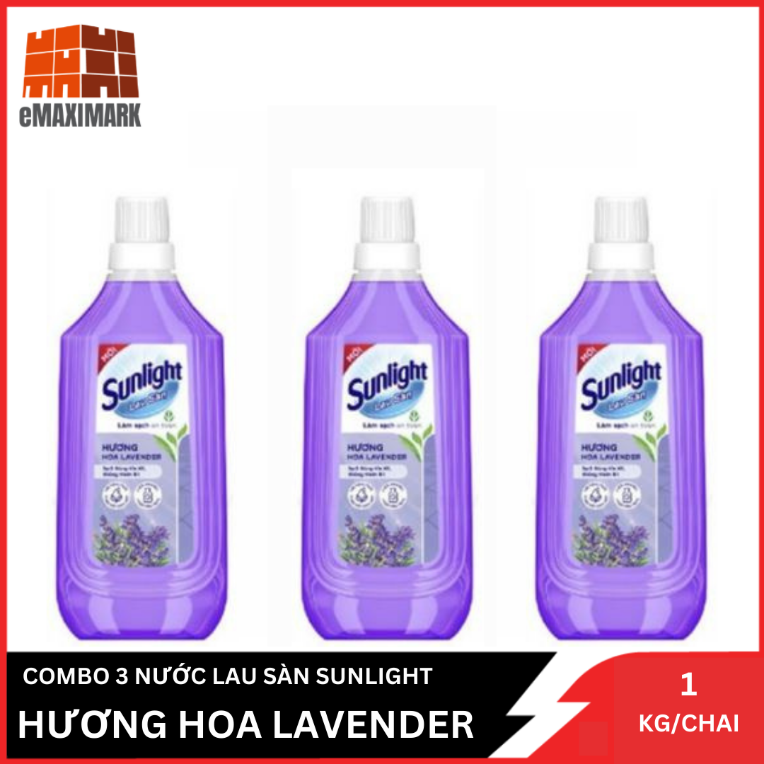 NƯỚC LS SUNLIGHT HƯƠNG LAVENDER CHAI 1 KG