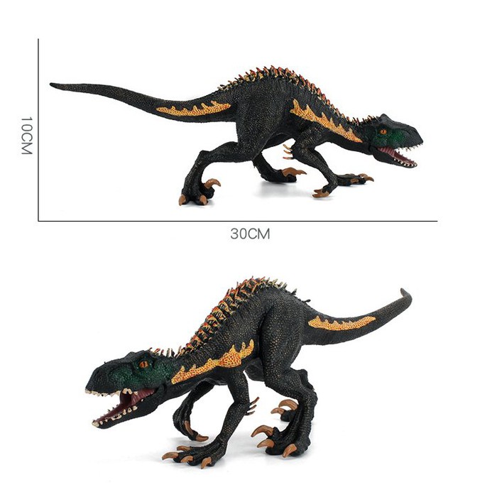 Mô Hình Đồ Chơi Khủng Long Indoraptor Rex Đặc Biệt. Miệng Có Khớp Cử Động Được. Sản phẩm đúc nguyên khối