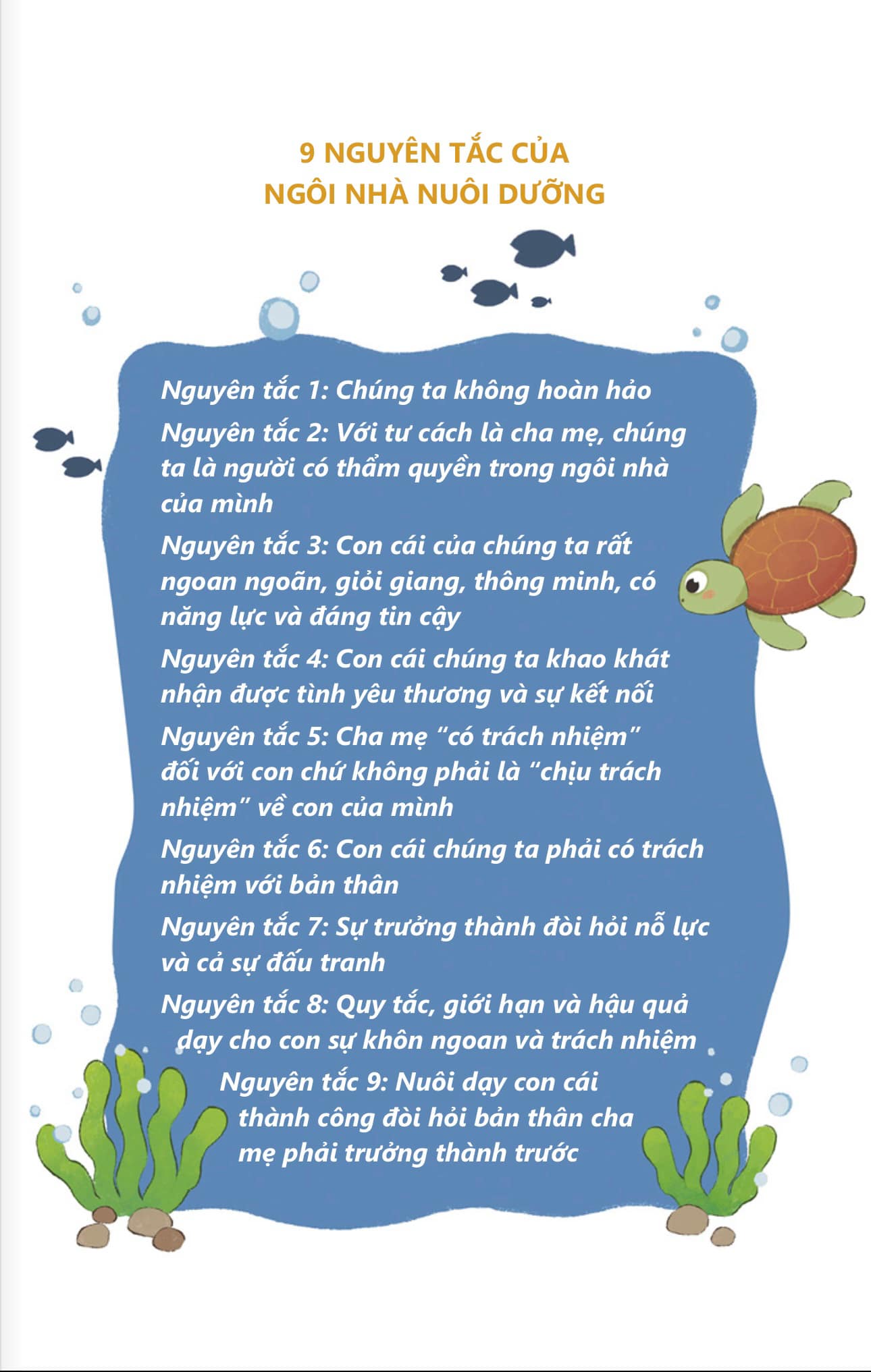 Ngôi Nhà Nuôi Dưỡng - Bí quyết cùng con trưởng thành với yêu thương và trách nhiệm.