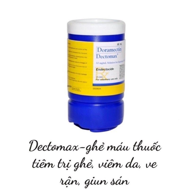 1 lọ DORAMECTIN DECTOMAX bom ghẻ dùng cho chó mèo