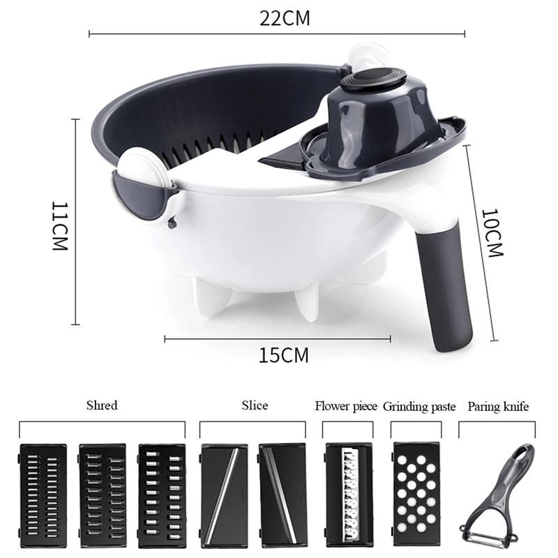 Phụ Kiện Nhà Bếp Dụng Cụ Thái Lát Rau Củ Hộ Gia Đình Khoai Tây Cắt Lát Khoai Tây Chip Máy Thái Củ Cải Dụng Cụ Đựng Dụng Cụ Nhà Bếp Rau Củ Quả
