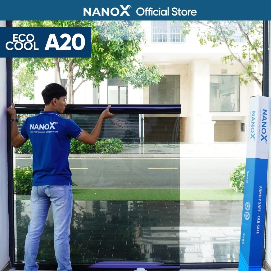 Phim cách nhiệt kính nhà NanoX A20 chống nắng nóng cho nhà ở &amp; văn phòng