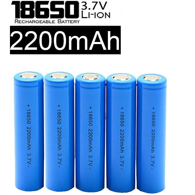 Bộ 2 Viên Pin sạc 18650 LSY công suất thực 2200MAH dùng cho Box sạc, cell laptop, đèn pin, mic...hiệu suất chuyển đổi năng lượng cao