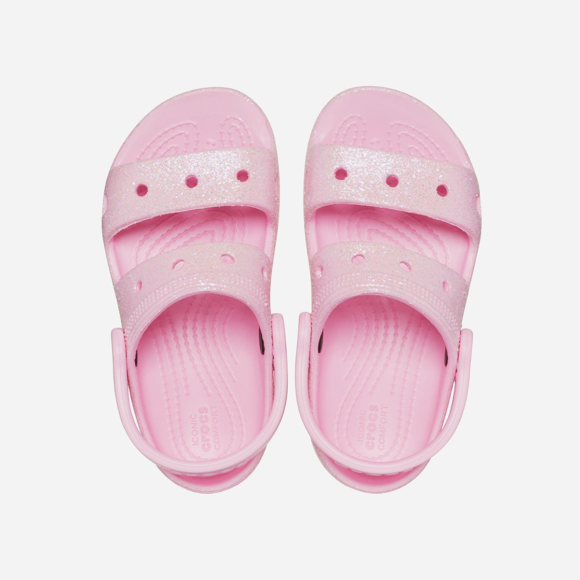Giày sandal trẻ em Crocs Classic Glitter - 207983-6S0