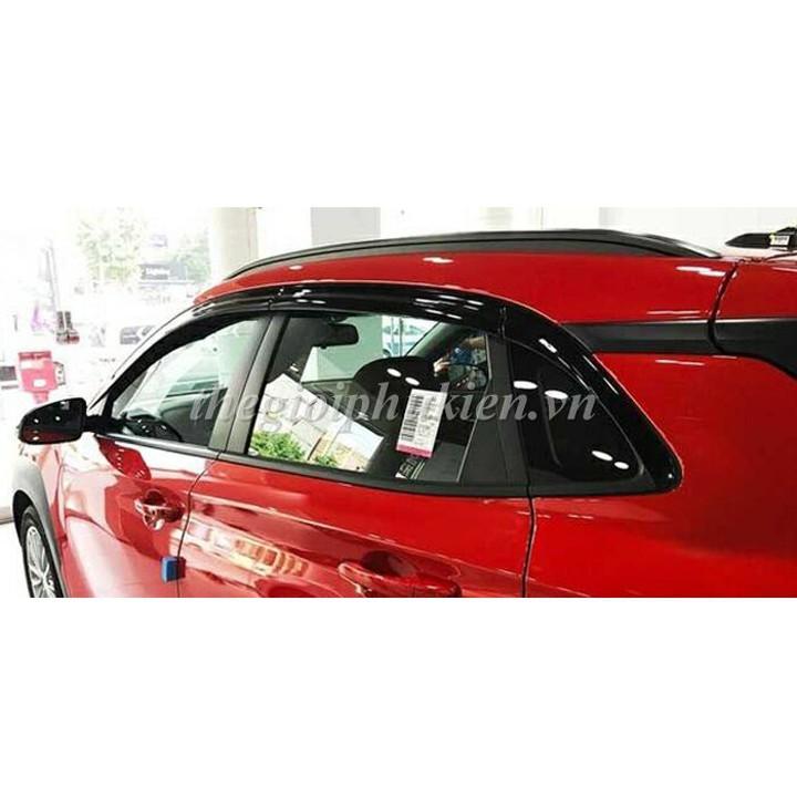 Bộ vè che mưa ABS Hyundai Kona cao cấp