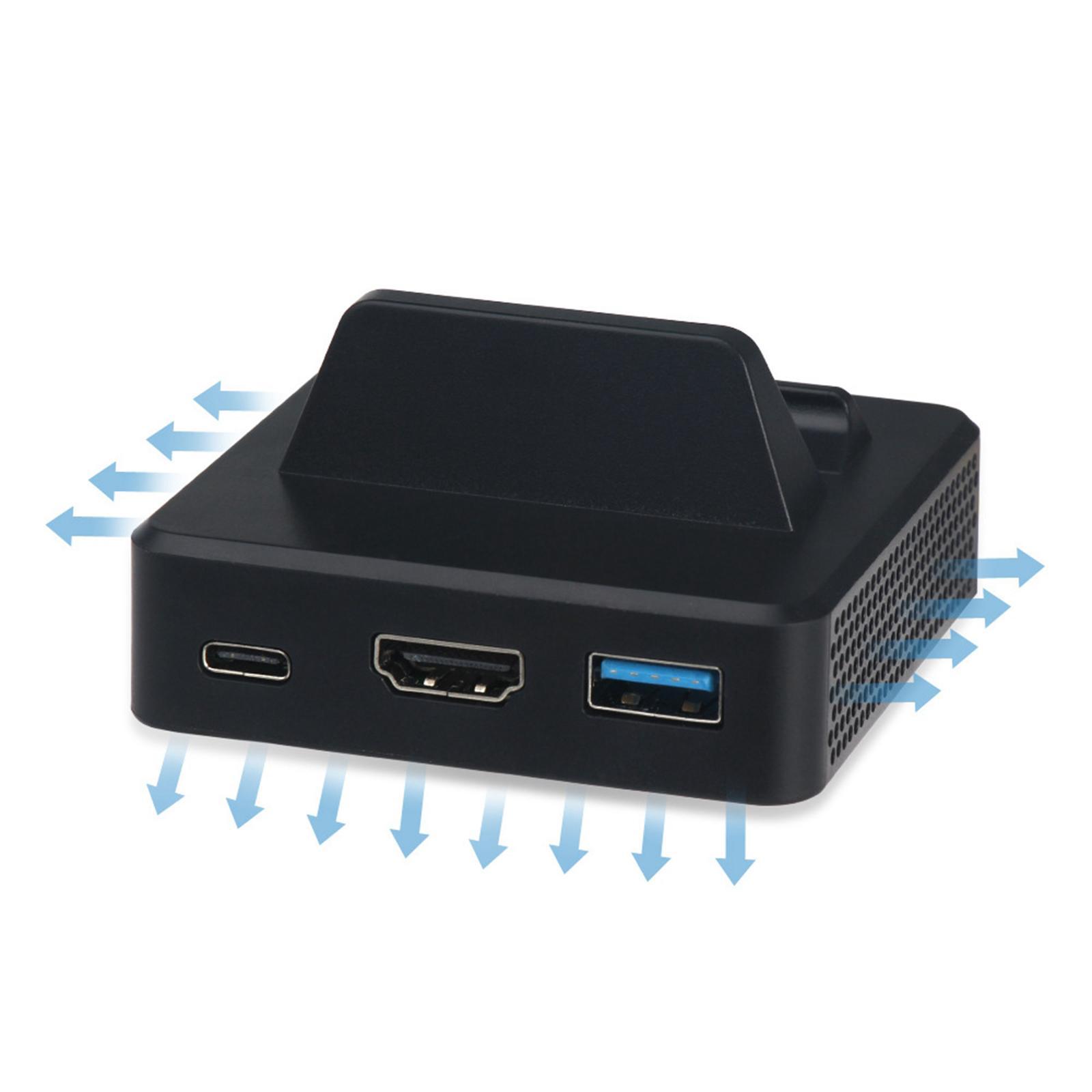 TNS-1828 Video Converter Dock HDMI TV Adapter Charger for Nintendo Switch