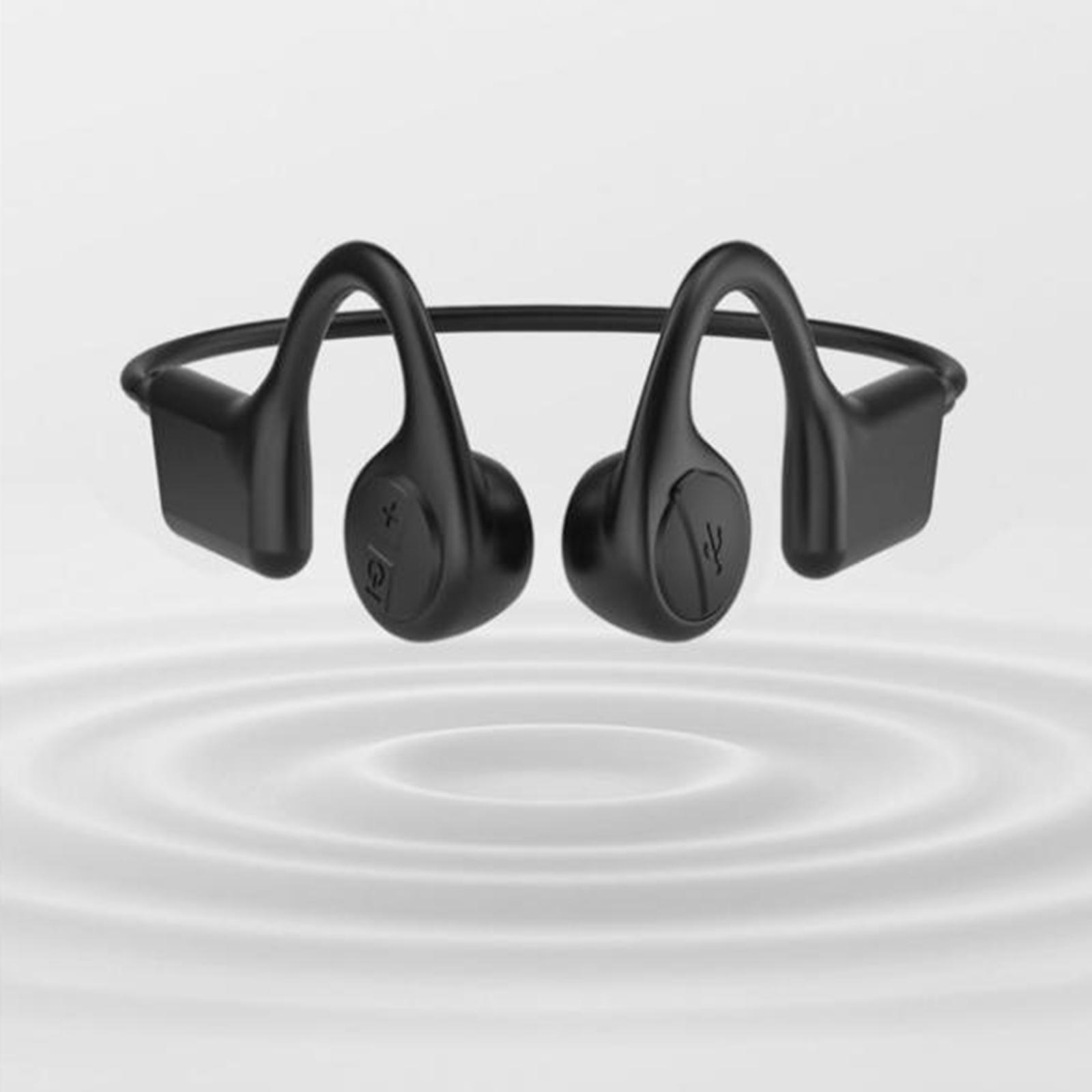 Bluetooth Headphone, Bone Conduction Stereo Noise Reduction Open Ear Headset for Driving