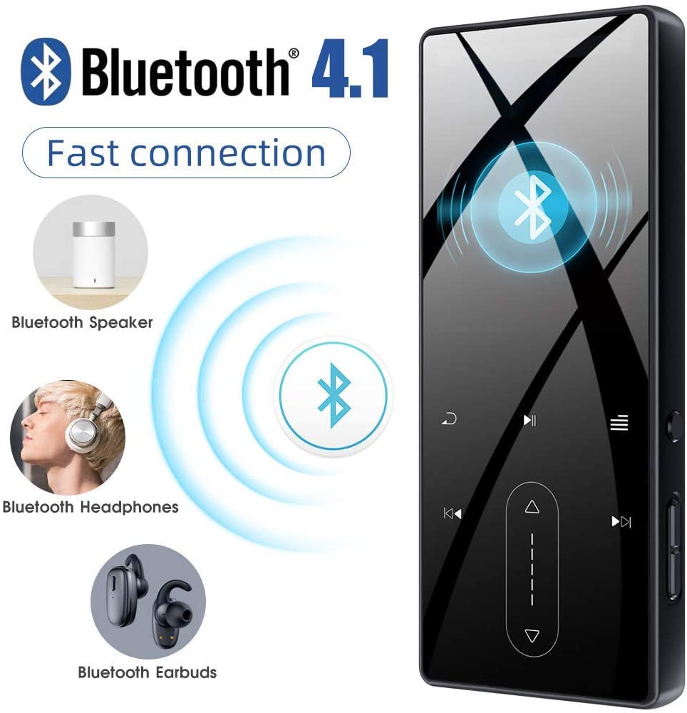 Máy Nghe Nhạc Ruizu D22 Lossless Bluetooth 4.1, Ghi Âm 3m, Loa Ngoài - Hàng chính hãng