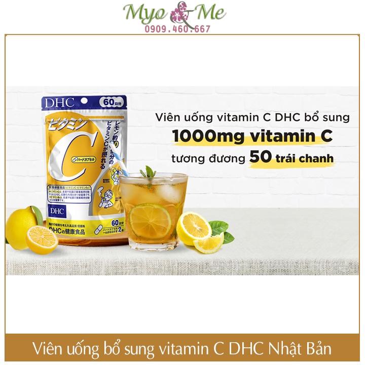 Viên uống bổ sung Vitamin C DHC Nhật Bản