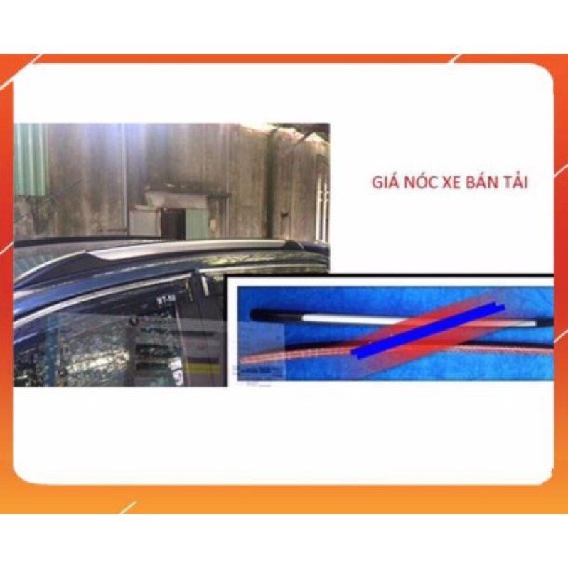 Thanh Giá Nóc xe Bán Tải Ranger, BT 50 chân cao và chân thấp đời 2015-2021
