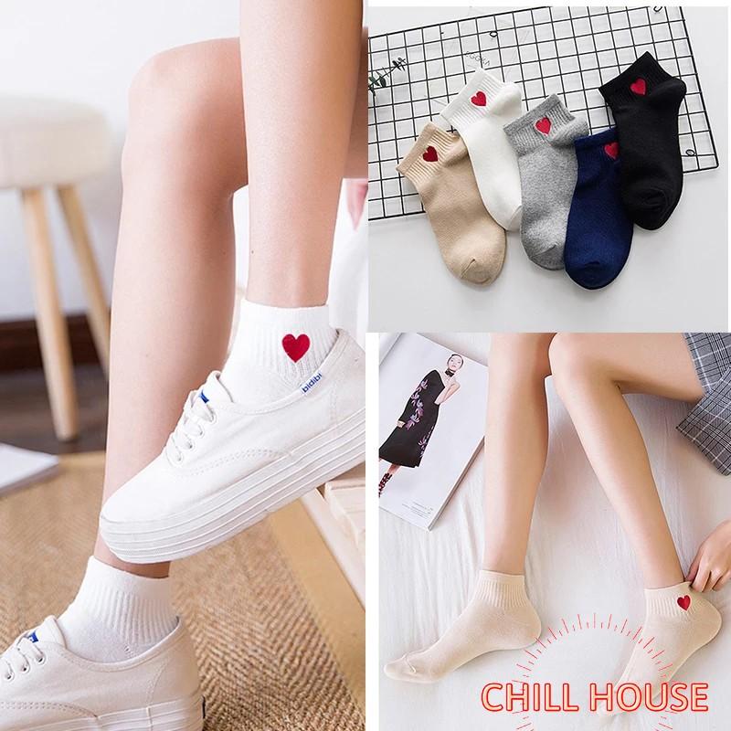 Combo 3 đôi tất tim ( đủ màu ) - CHILLHOUSE