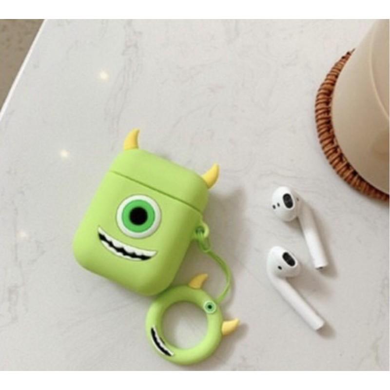 Vỏ bảo vệ bao đựng tai nghe/Case Airpods 1/2 2D hình CUTE - kèm móc khoá