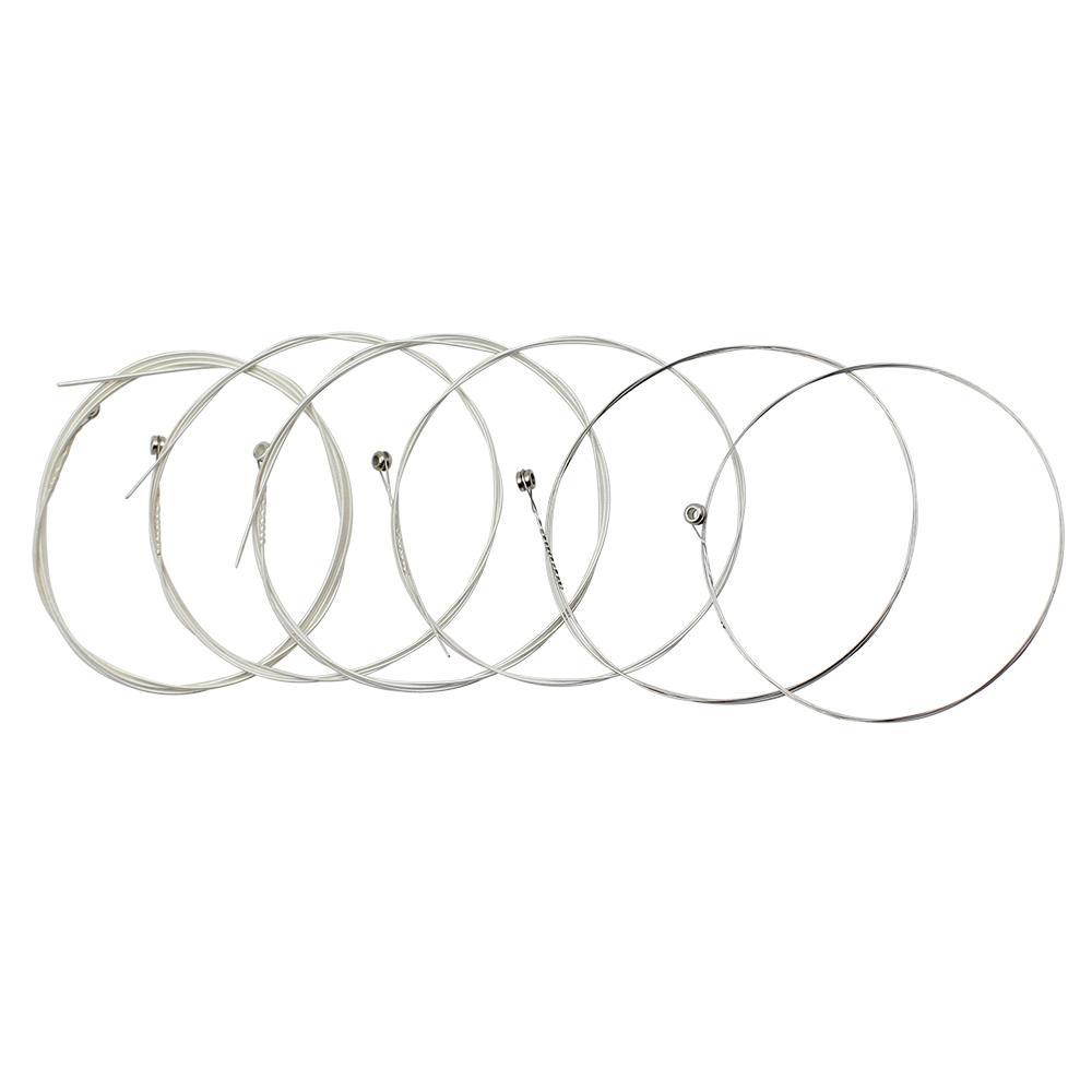 2X Set of 6pcs Strings E-B- for Acoustic Guitar Accessory Argentate