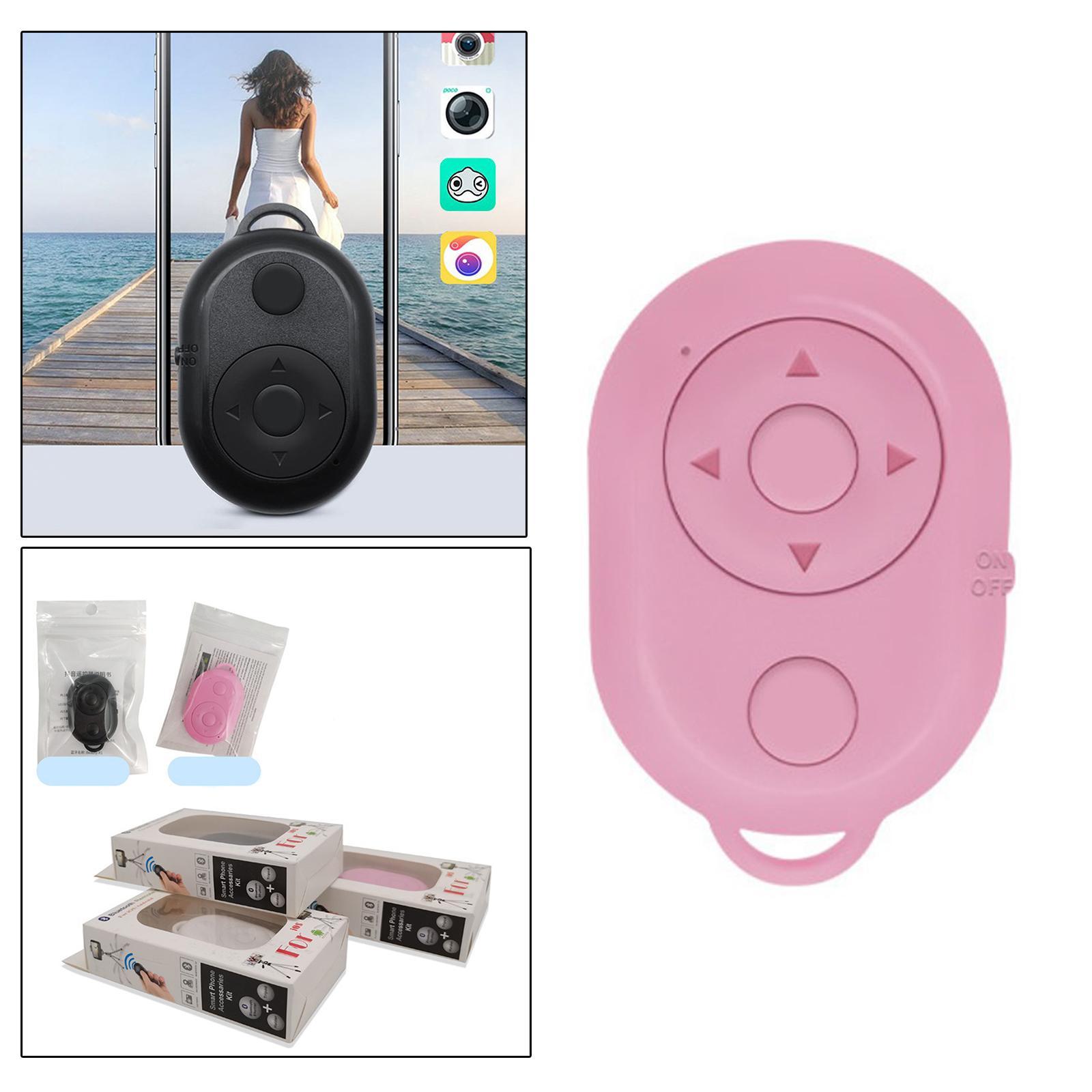 2x Bluetooth Camera Shutter Remote Selfie Button Durable Lightweight
