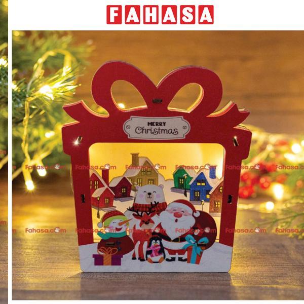 Đèn Gỗ Trang Trí Giáng Sinh - Bách Mộc - Hộp Quà Ngôi Nhà